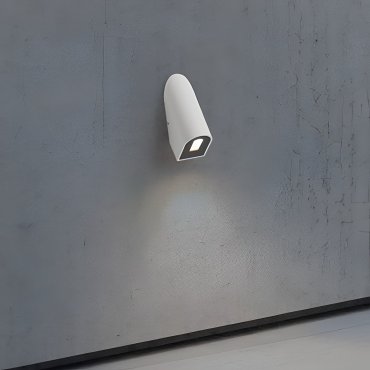 Nova Luce Soren - applique murale extérieure - 4 x 9,7 x 5,8 cm - 3W LED inclus - IP65 - blanc sablé