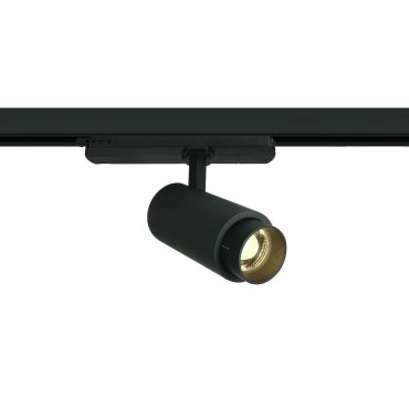 ONE Light Zoomable - projecteur sur rail avec faisceau réglable de 20 à 60 degrés - système de rail triphasé - Ø 5,5 x 14,8 cm - 15W LED inclus - noir