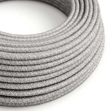 Creative Cables - câble textile - par 100 cm - gris