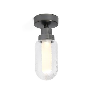 Faro Brume - plafonnier - Ø 8 x 23 cm - 3W LED inclus - IP44 - anthracite