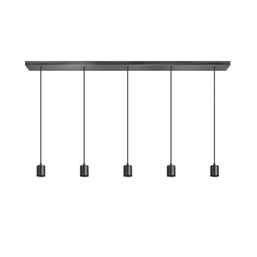 ETH Origin - suspension - 120 x 10 x 200 cm - noir