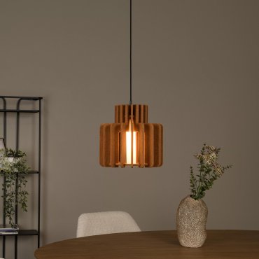 Lucide Rollo - lampe suspendue - Ø 31 x 150 cm - terre cuite