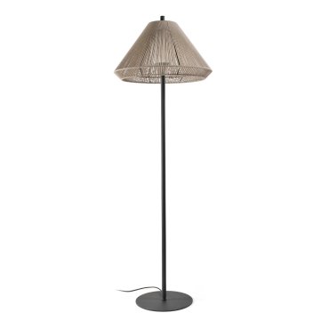 Faro Saigon - lampadaire d'extérieur - Ø 66,5 x 195 cm - IP65 - gris et beige