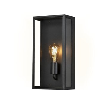 Konstsmide Carpi Large – applique murale extérieure – 20,5 x 12,5 x 40 cm - IP44 - noir