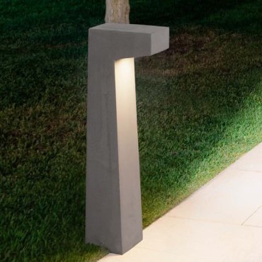 Nova Luce Aran - lampe de jardin - 15 x 70 x 14 cm - 5W LED inclus - IP65 - gris