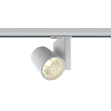 ONE Light COB Track Spot - spot sur rail avec COB LED - système de rail triphasé - Ø 9 x 14 cm - 30W LED inclus - blanc - couleur de lumière blanc chaud