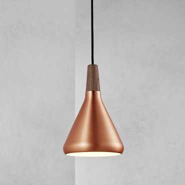 Design for the People Nori 18 - lampe suspendue - Ø 18 x 35,5 cm - cuivre