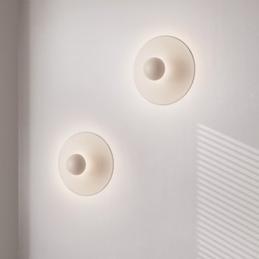 Nova Luce Edem - applique murale - Ø 25 x 11 cm - 9W LED inclus - beige