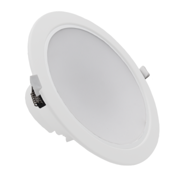 Century Italia SPOTfive - spot encastré - Ø 174 mm, taille d'encastrement Ø 150 mm - LED 17W dimmable inclus - IP44 - blanc