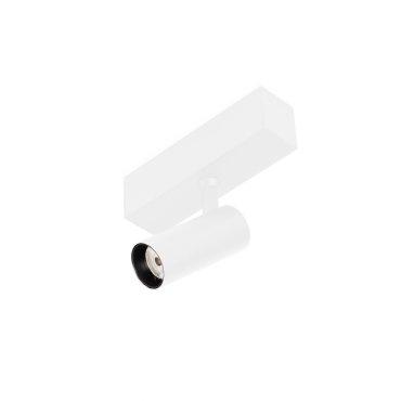 Faro Neso Hole - spot pour rail magnétique - Ø 3,5 x 10 x 16,3 cm - 5W LED blanc chaud (3000K) inclus - 20° faisceau - blanc