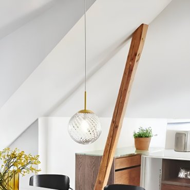 Nordlux Chisell 25 - lampe suspendue - Ø 25 x 247 cm - laiton