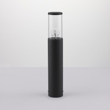 Nova Luce Zosia - lampe de jardin - Ø 9 x 50 cm - IP65 - gris foncé