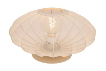 Lucide Corina - lampe à poser - Ø 40 x 22 cm - beige