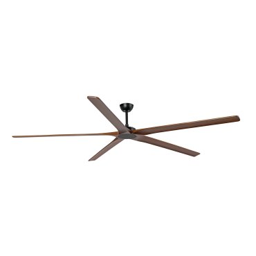 Faro Bigwood 24 XXL - ventilateur de plafond - Ø 240 cm - noir mat et noyer foncé
