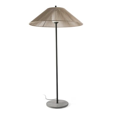 Faro Saigon - lampadaire d'extérieur - Ø 35 x 195 cm - IP65 - gris et beige