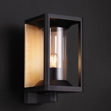 Nova Luce Pacific - applique murale extérieure - 14,5 x 27,6 x 20,6 cm - IP65 - anthracite foncé