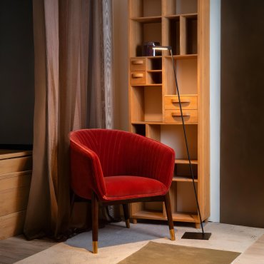 Lucide Lavale - lampadaire - 54,8 x 20 x 137,9 cm - 3W LED avec fonction dimming inclus - noir