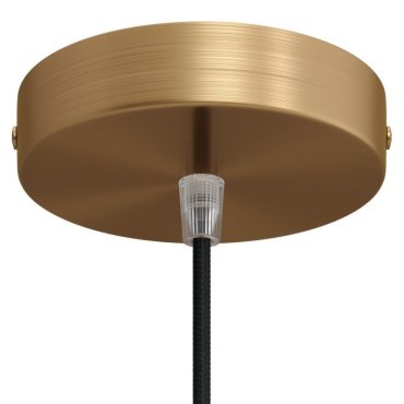 Creative Cables - rosace de plafond - Ø 12 x 2,5 cm - bronze brossé