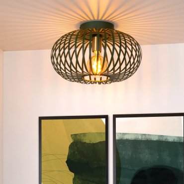 Lucide Manuela - plafonnier - Ø 40 x 23 cm - vert