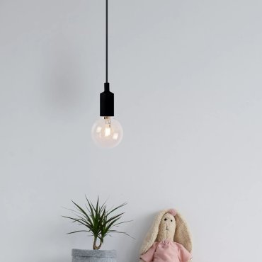 Lucide Fix - lampe suspendue - Ø 11,8 x 100 cm - noir