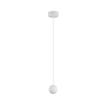 Nova Luce Nocci - lampe suspendue - Ø 5 x 158 cm - 4,5W LED inclus - blanc