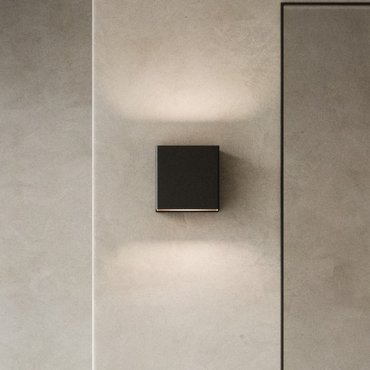 Nordlux Turn - applique murale extérieure - 15 x 15 cm - 13W LED dimmable inclus - IP54 - noir