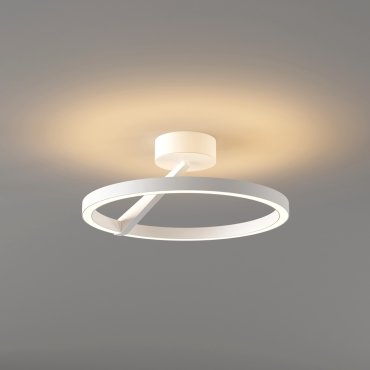 Artdelight Oregon - plafonnier - Ø 33 x 14,1 cm - 2 x 15W led dimmable inclus - blanc