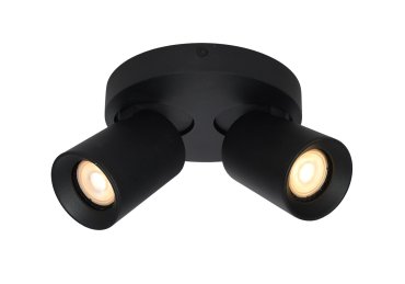 Artdelight Megano Round - spot en saillie - Ø 17 x 11,3 cm - noir