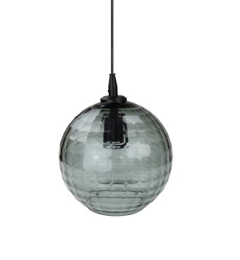 SECONDE CHANCE - Vico Hexagon - lampe suspendue - Ø 19 x 120 cm - fumé