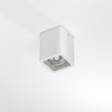 Artdelight Bronx - Spot en saillie 1L - 7 x 7 x 8,5 cm - blanc