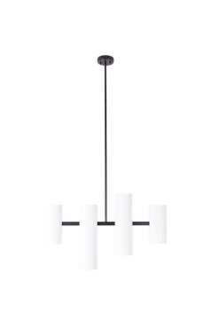 Maxlight Laxer - lampe suspendue - 80 x 145 cm - noir et blanc
