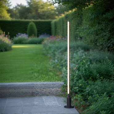 Lucide Lornex - spot de sol sur piquet - Ø 4,9 x 98 cm - 6W LED inclus - IP54 - noir