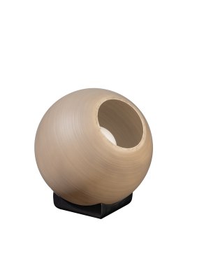 ETH Orb Saturn - lampe de table - Ø 25 x 31 cm - noir et taupe