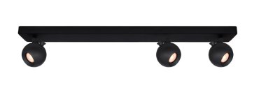 Artdelight Bolero - spot en saillie - 9 x 68 x 12,7 cm - noir
