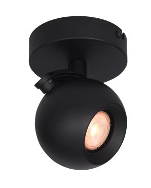 Artdelight Bolero - spot en saillie - Ø 10 x 12,7 xm - noir