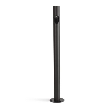 Faro Bezel - lampe de jardin - Ø 4 x 60 cm - 8W LED inclus - IP65 - noir