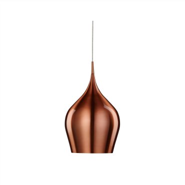 Searchlight Vibrant - lampe suspendue - Ø 26 x 160 cm - métal rose