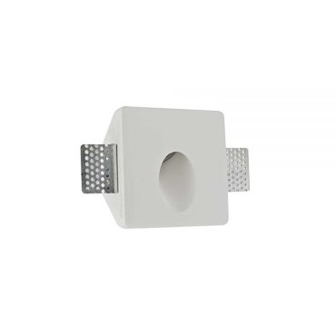 Artdelight Vivas - Applique encastrée - 10 x 4,9 x 10 cm - 2W LED inclus - blanc