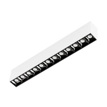 Faro Neso Point-12 - luminaire pour rail magnétique - 32 x 3,4 x 5,6 cm - 16W LED DALI dimmable blanc chaud (3000K) inclus - 34° faisceau - blanc