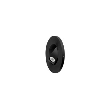 Faro Pukkie - applique encastrée - Ø 115 x 47,8 mm , taille d'encastrement Ø 79 mm - 3W LED inclus - noir