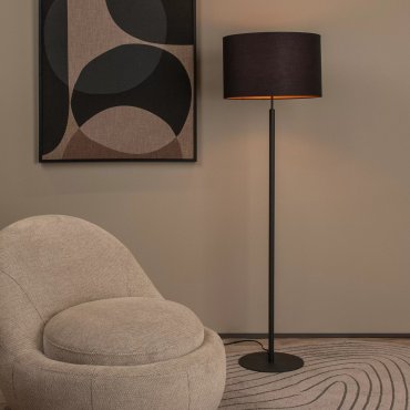 Lucide Maya - lampadaire - Ø 45 x 150 cm - noir