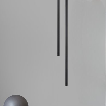 MODÈLE D’EXPOSITION - Nova Luce Elettra - lampe suspendue - Ø 1,5 x 200 cm - 5W LED inclus - noir sable