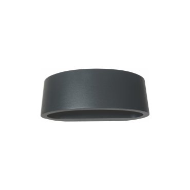 Artdelight Sharp - applique murale - 19 x 10 x 7 cm - 7,2W LED dimmable inclus - IP65 - anthracite