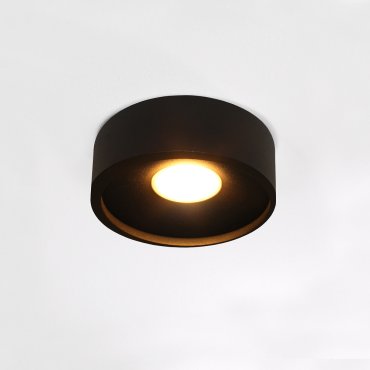 Artdelight Orlando - plafonnier - Ø 14 x 5 cm - 10W LED dimmable inclus - noir