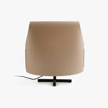 Faro Luang - lampe à poser - 42 x 30 x 46,5 cm - caramel/noir