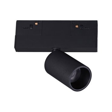 MODÈLE D’EXPOSITION - VK Lighting Kona - système de rail magnétique - spot sur rail - 13,9 x 4,5 x 12,6 cm - 7W LED inclus - 1-10V dimmable - noir