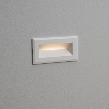 Nova Luce Vivion - applique encastrée - 10 x 5 x 6,5 cm - 1W LED inclus - IP54 - blanc sablé