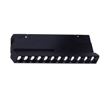 VK Lighting Kona - système de rail magnétique - faisceau de rail inclinable - 22 x 2 x 9,6 cm - 17W dimmable LED inclus - noir