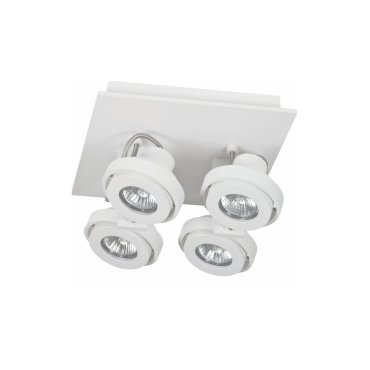 Artdelight Meist - spot en saillie 4L - 23 x 23 x 15 cm - blanc