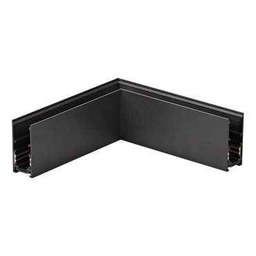 VK Lighting Kona - système de rail magnétique - profilé d'angle de montage horizontal - 17,5 x 17,5 x 6 cm - noir